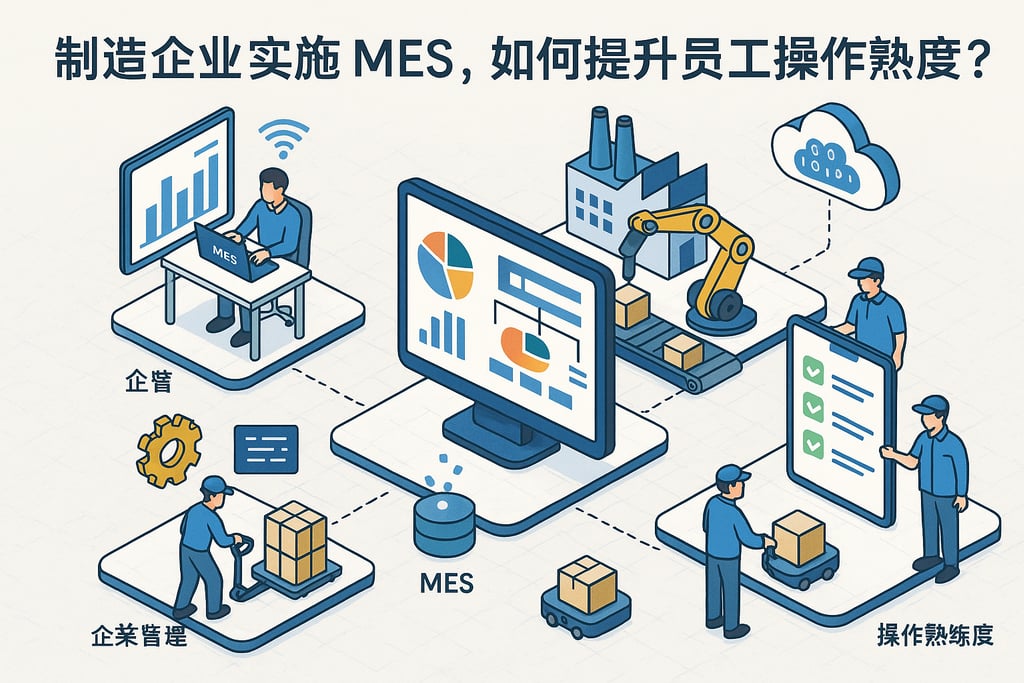 制造企业实施 MES，如何提升员工操作熟练度？